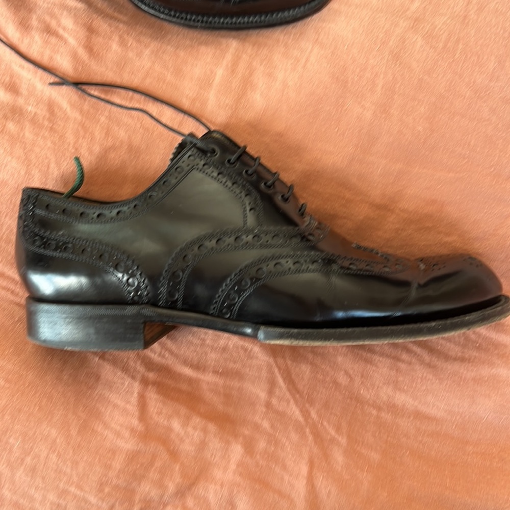 Men’s Cole Haan Black Brogues size 10.5 - Picture 3 of 8